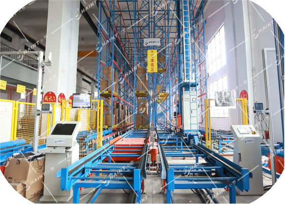 Heavy Duty Automatic Storage Retrieval System With Stacker Crane High Automation