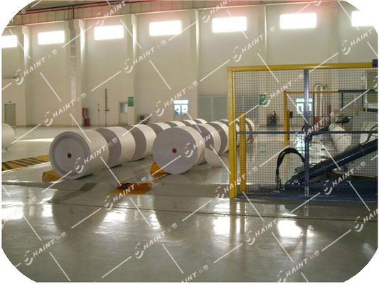 Industrial Paper Roll Handling Equipment With Retractable Sectional Stopper